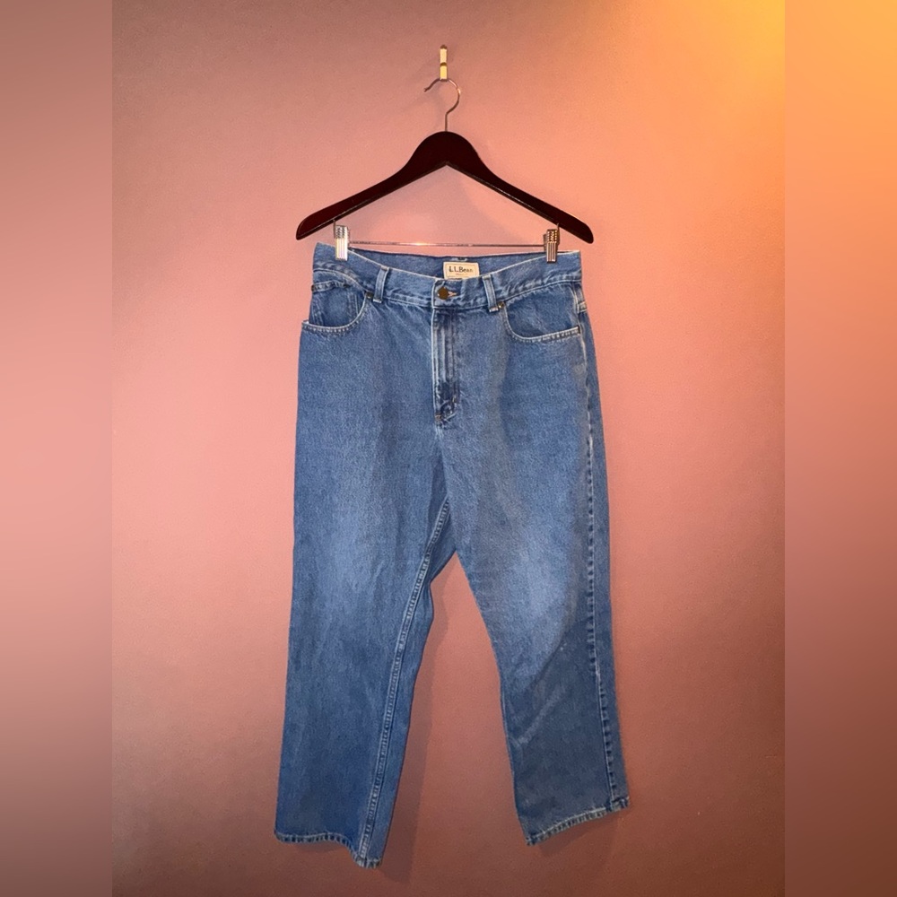 L.L. Bean Light Blue Denim Pants